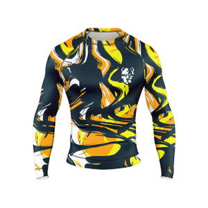 Tangled Blaze Men's Compression Top - Rashguard