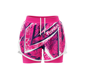 Grape Candy Women's 2-in-1 Training Shorts