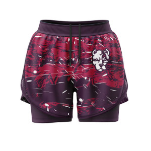 Mystiflex Women's 2-in-1 Training Shorts