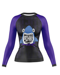 Jawsome Blue Belt Women's Compression Top - Rashguard Jawsome Blue Belt Women's Compression Top - Rashguard