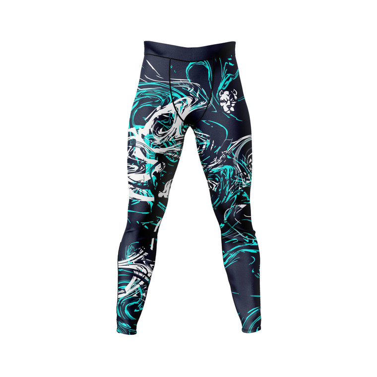 Cosmic Tide Men's Compression Spats