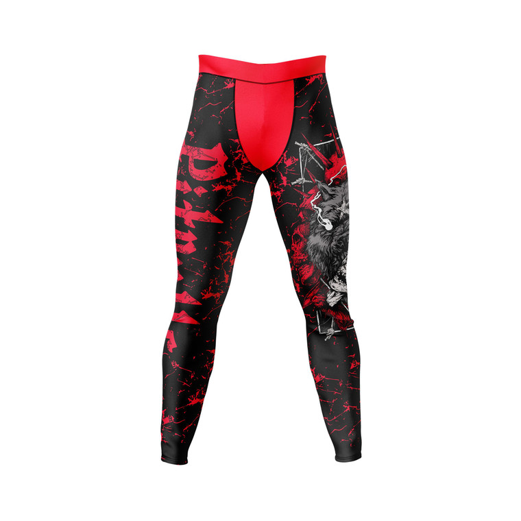 Ghostly Wolf Men's Compression Spats