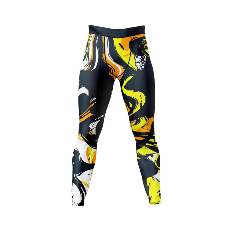 Tangled Blaze Men's Compression Spats