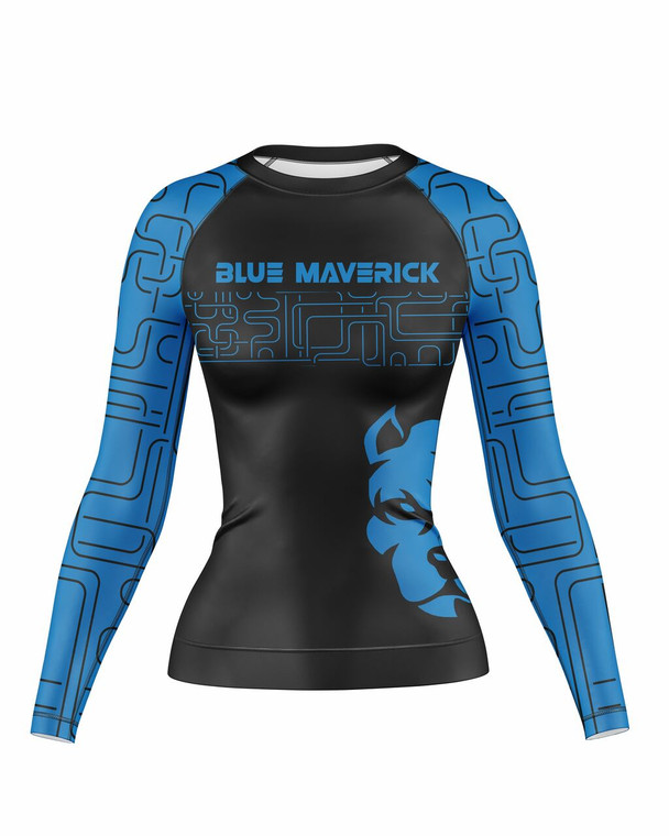 Blue Maverick Ranking Women's Compression Top - Rashguard