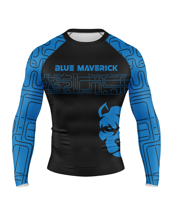 Blue Maverick Ranking Men's Compression Top - Rashguard