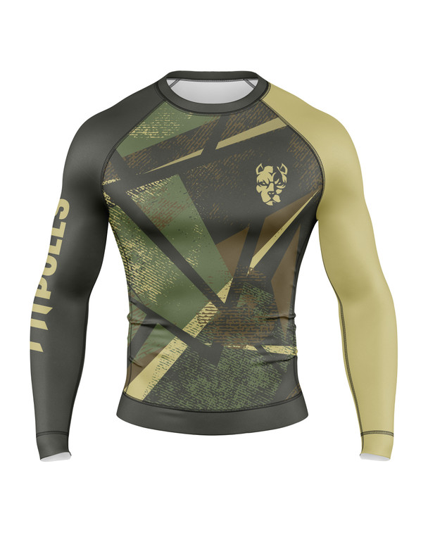 Geo Camo Men's Compression Top - Rashguard