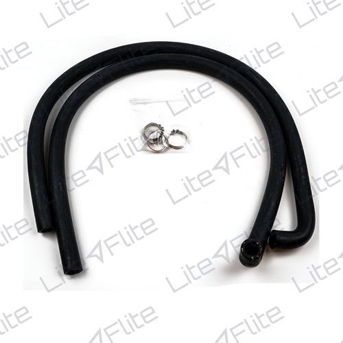 Vittorazi C407 Delivery and return pipes for radiator with Fixing clamps