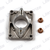 Vittorazi C084a Carburetor's flange with studs Ø 8 x 34,3 mm and Nuts, grey