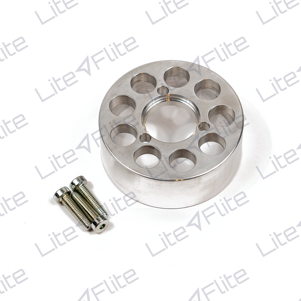 Vittorazi M038 Aluminum toothed pulley with bolts, manual start version