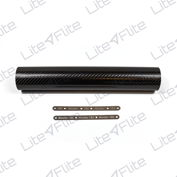 Vittorazi M144 Carbon fiber pipe silencer 350 mm with Finishing tie