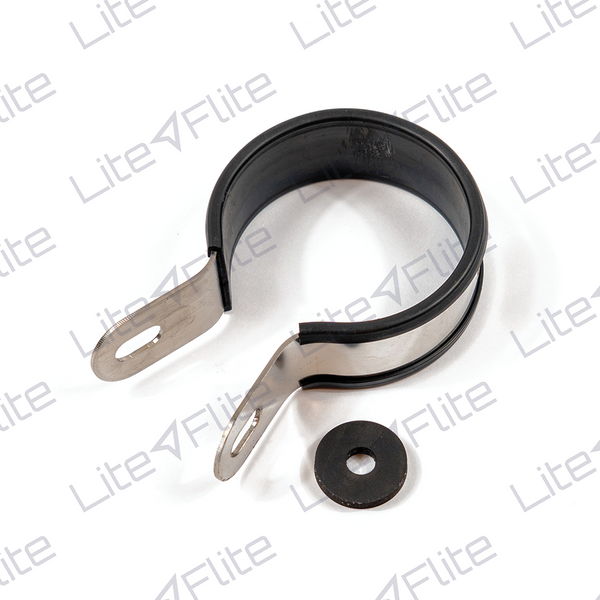 M140 Silencer steel bracket with Rubber spacer M140 Silencer steel bracket with Rubber spacer