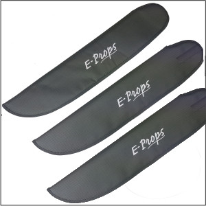 Three blade propeller covers by E-Props.