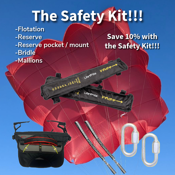 Paramotor Safety package with flotation, reserve, and everything you need!