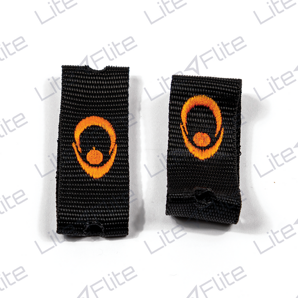 Vittorazi MFR021or Security band Ø 40mm with embroidered logo (Set of 2), orange
