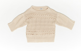 Multi Weave Sweater | Natural