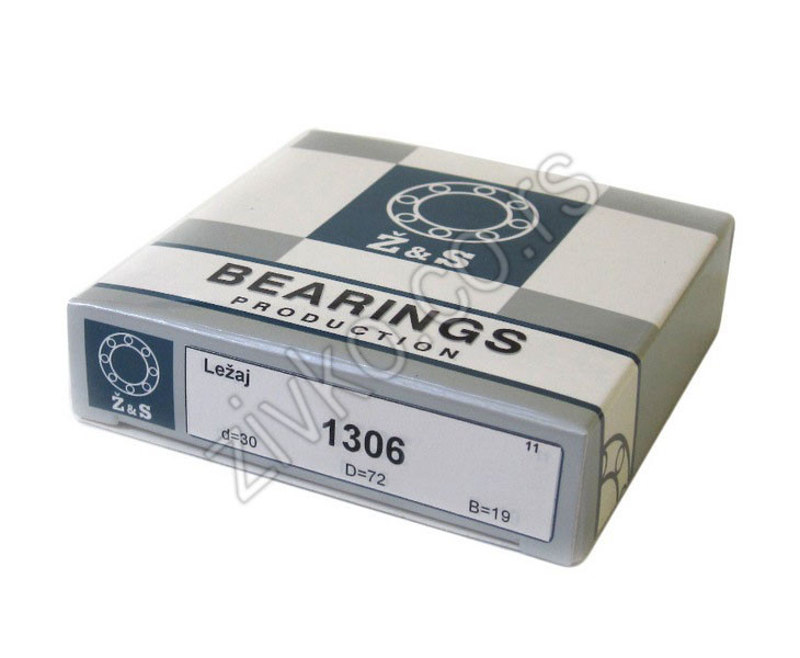 Radijalni kuglični ležaji 1306 [Z&S] - 4