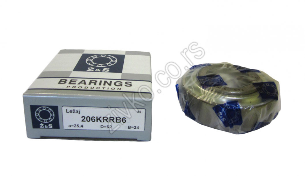 Kuglični samopodesivi ležaji 206KRRB6 [Z&S] - 3