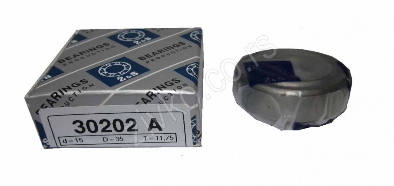 Konusno-valjkasti ležaji 30202 A [Z&S] - 2