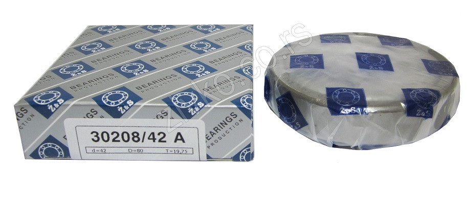Konusno-valjkasti ležaji 30208/42 [Z&S] - 2