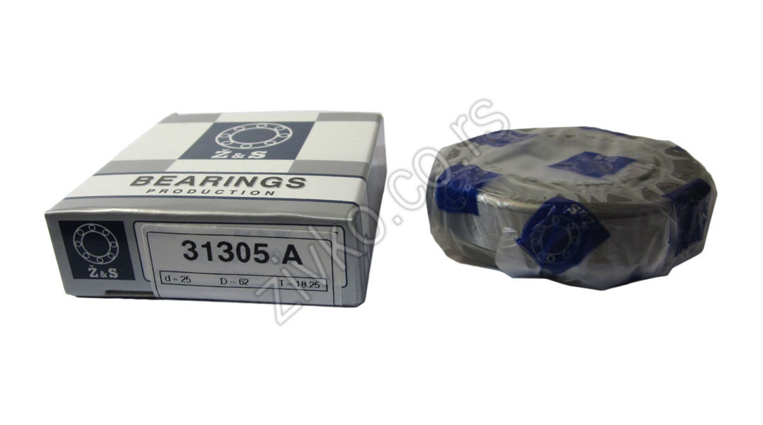 Konusno-valjkasti ležaji 31305 A [Z&S] - 4