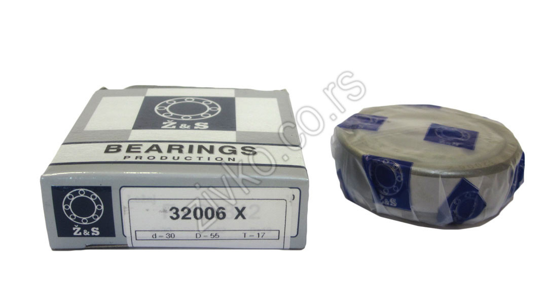 Konusno-valjkasti ležaji 32006 X [Z&S] - 4