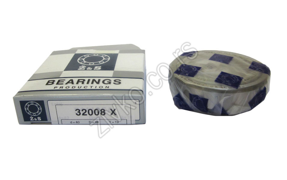 Konusno-valjkasti ležaji 32008 X [Z&S] - 4