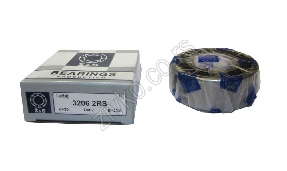 Radijalni kuglični ležaji 3206 2RS [Z&S] - 3