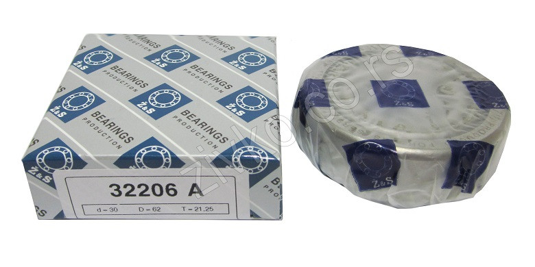 Konusno-valjkasti ležaji 32206 A [Z&S] - 2