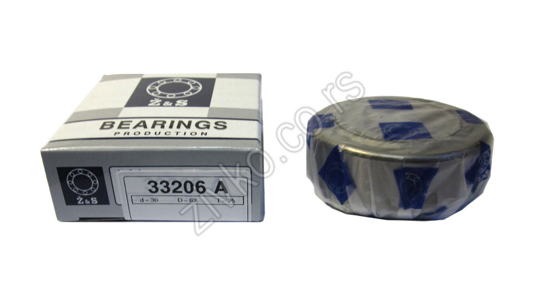 Konusno-valjkasti ležaji 33206 A [Z&S] - 4