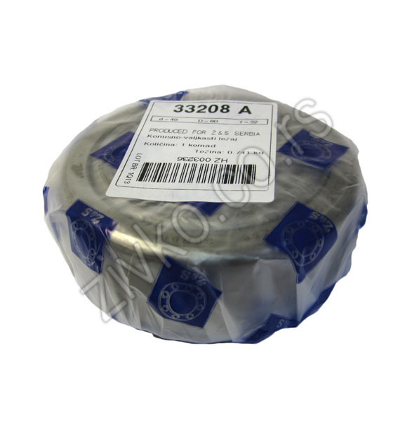 Konusno-valjkasti ležaji 33208 A [Z&S] - 5