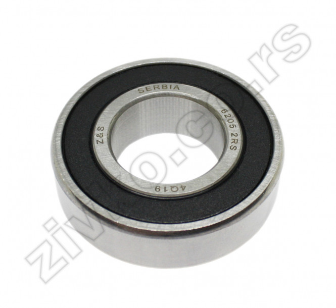 Radijalni kuglični ležaji 6205 2RS [Z&S] - 2