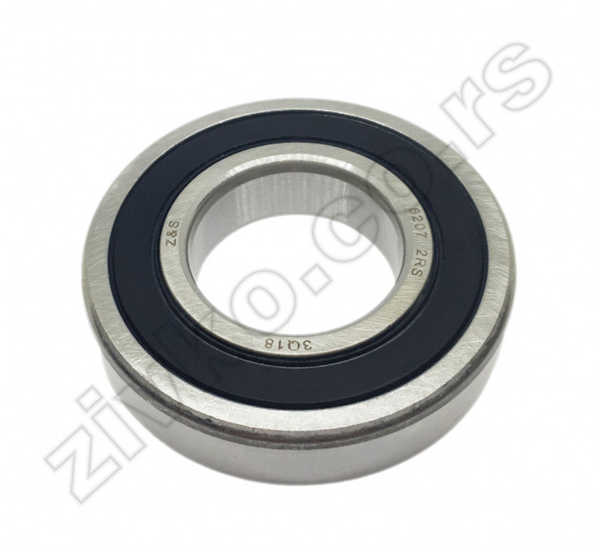Radijalni kuglični ležaji 6207 2RS [Z&S] - 2