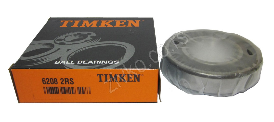 Radijalni kuglični ležaji 6208 2RS [TIMKEN] - 2