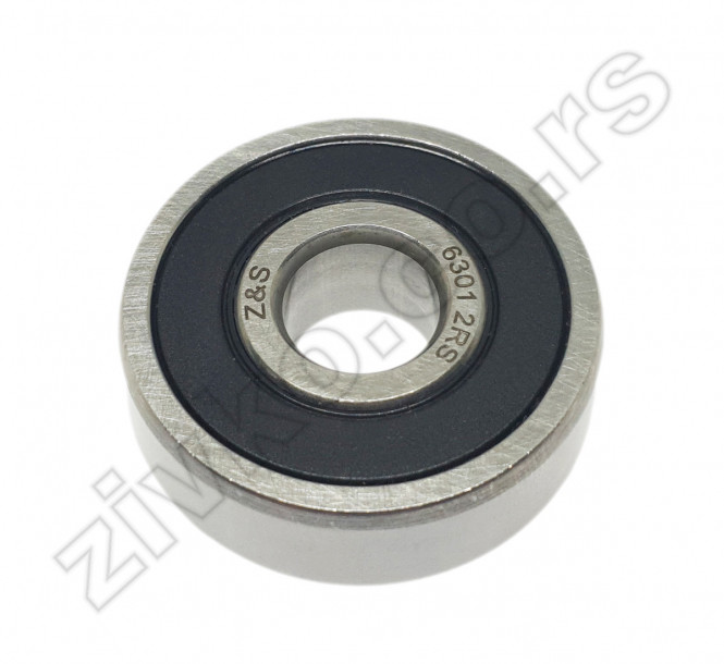 Radijalni kuglični ležaji 6301 2RS [Z&S] - 2