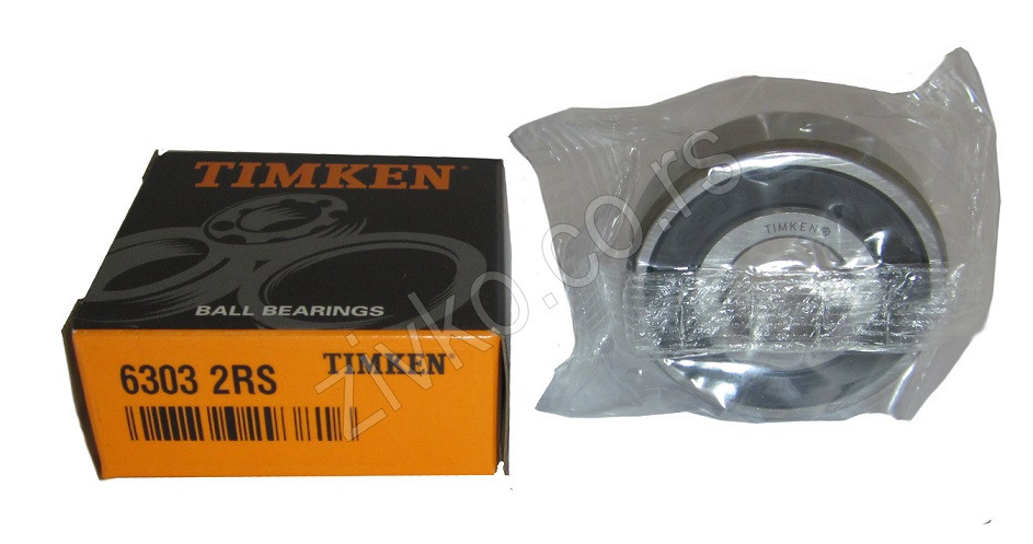 Radijalni kuglični ležaji 6303 2RS [TIMKEN] - 2