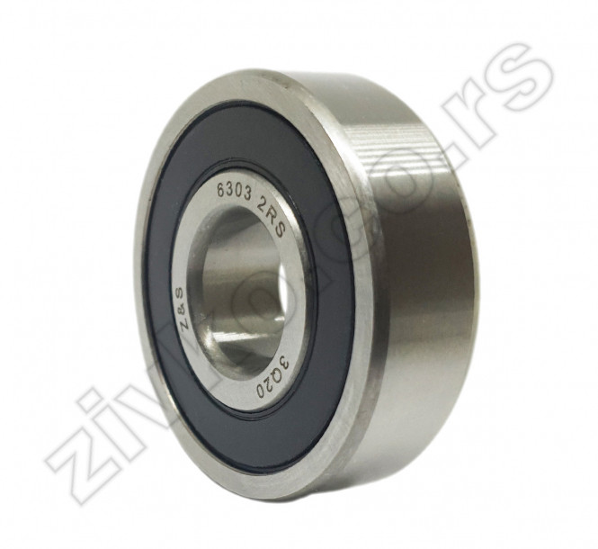 Radijalni kuglični ležaji 6303 2RS [Z&S] - 1