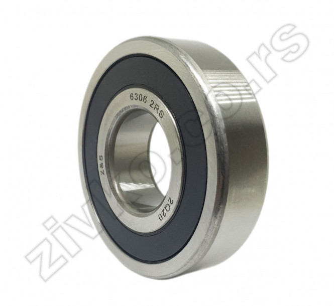 Radijalni kuglični ležaji 6306 2RS  [Z&S] - 1