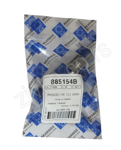 Radijalni kuglični ležaji 885154 B [Z&S] - 5