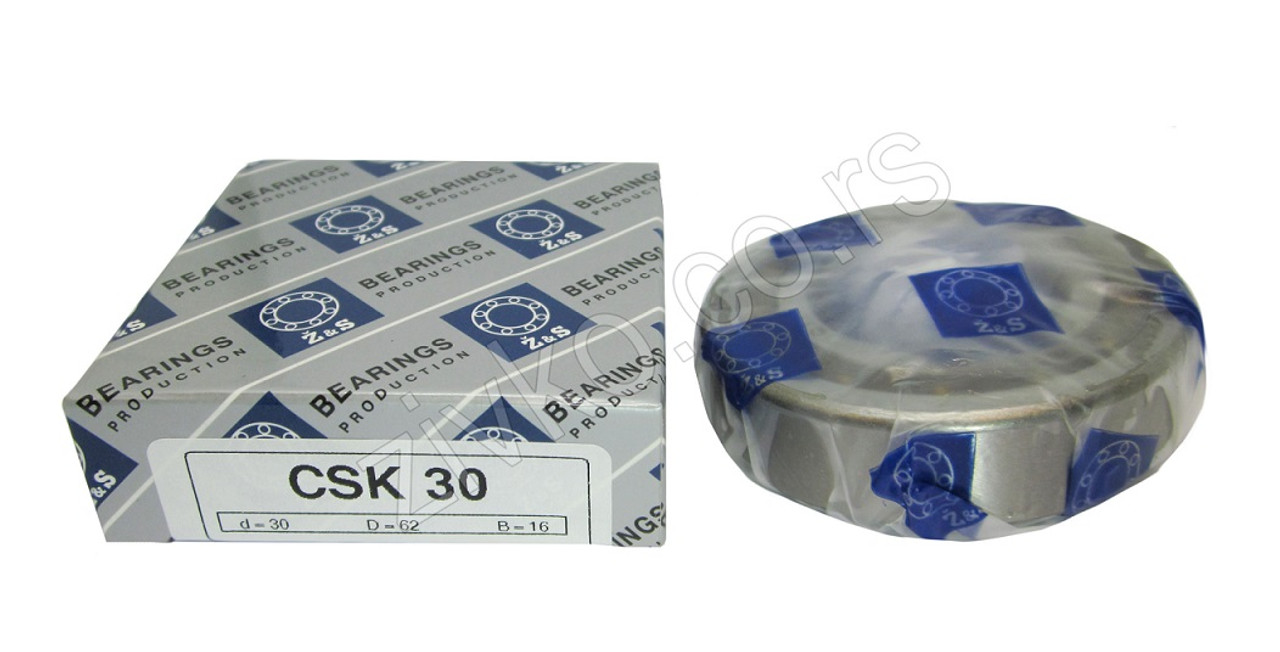 Radijalni kuglični ležaji CSK 30 [Z&S] - 2
