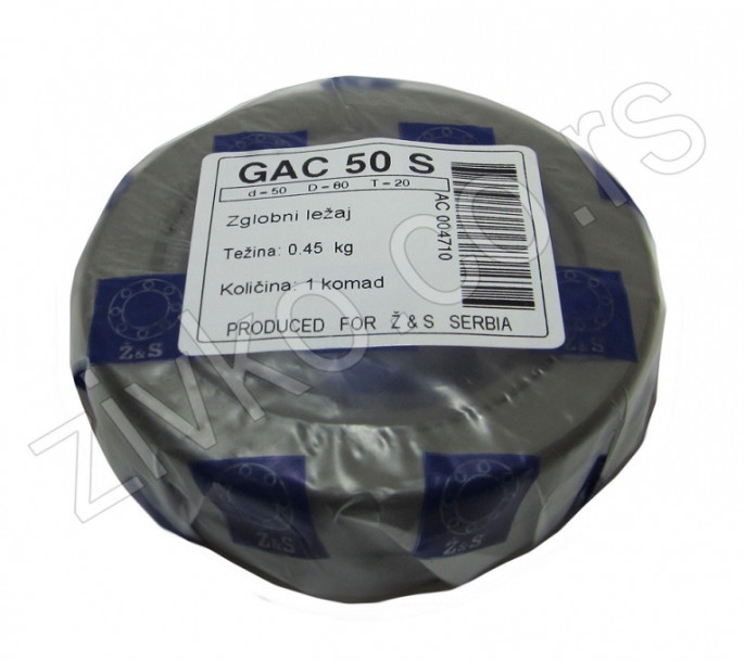 Zglobni ležaji GAC 50S [Z&S] - 1