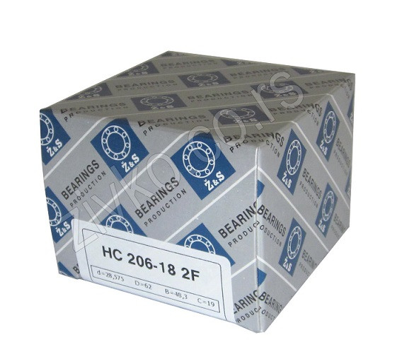 Kuglični samopodesivi ležaji HC 206-18 [Z&S] - 1