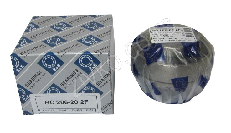 Kuglični samopodesivi ležaji HC 206-20 [Z&S] - 2