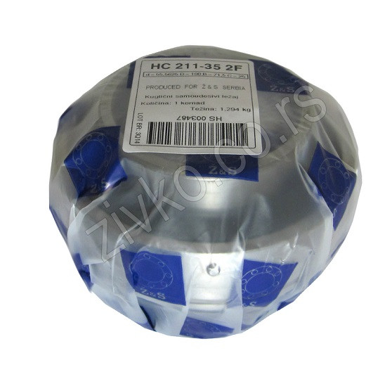 Kuglični samopodesivi ležaji HC 211-35 [Z&S] - 1