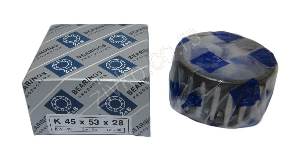 Igličasti ležaji K 45 X 53 X 28 [Z&S] - 2
