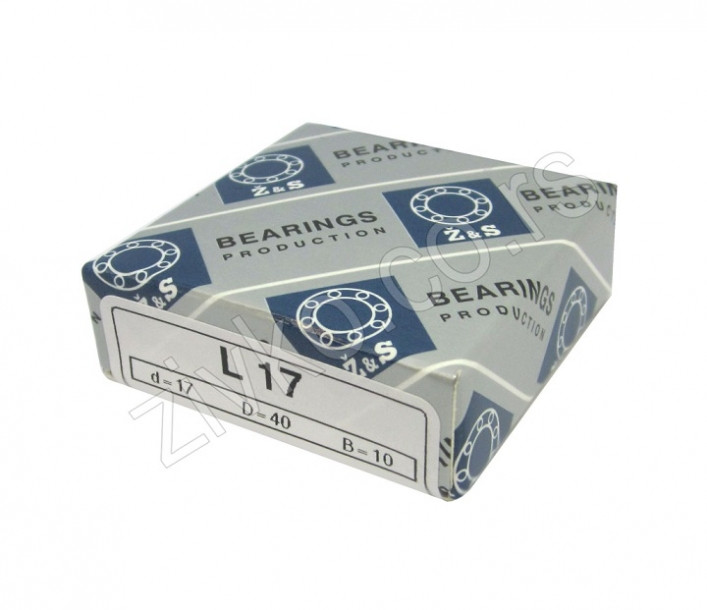 Radijalni kuglični ležaji L17 [Z&S] - 1
