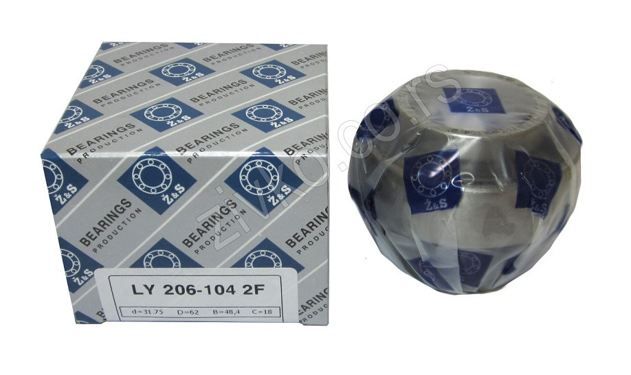 Kuglični samopodesivi ležaji LY 206-104 1F [Z&S] - 2