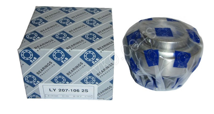 Kuglični samopodesivi ležaji LY 207-106 2T [Z&S] - 2