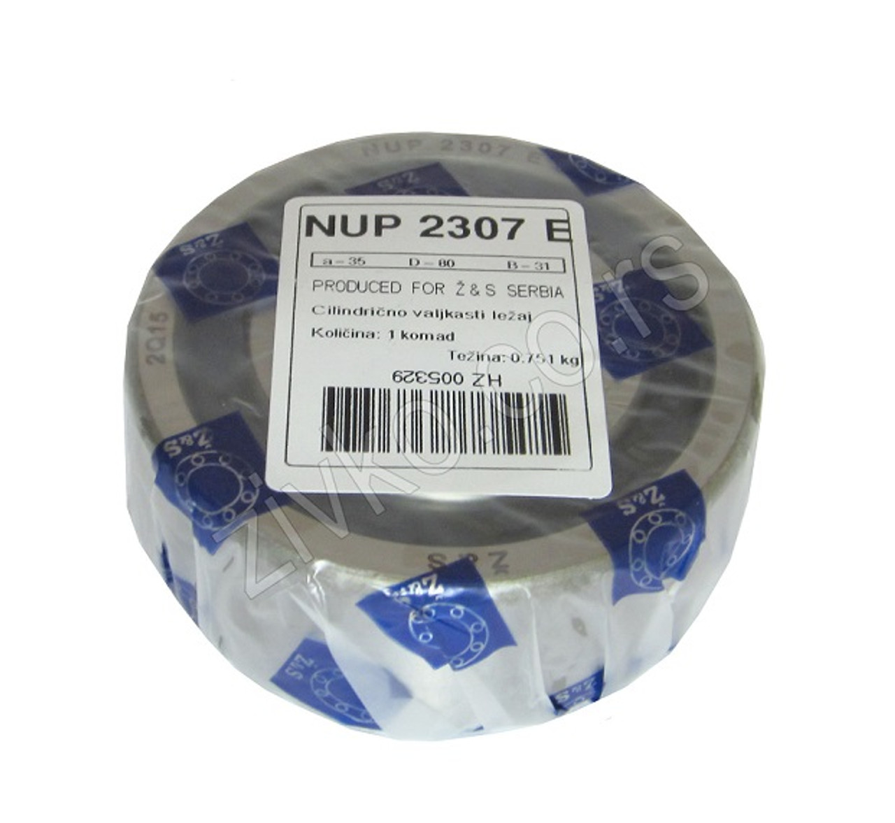 Cilindrično-valjkasti ležaji NUP 2307 E [Z&S] - 1