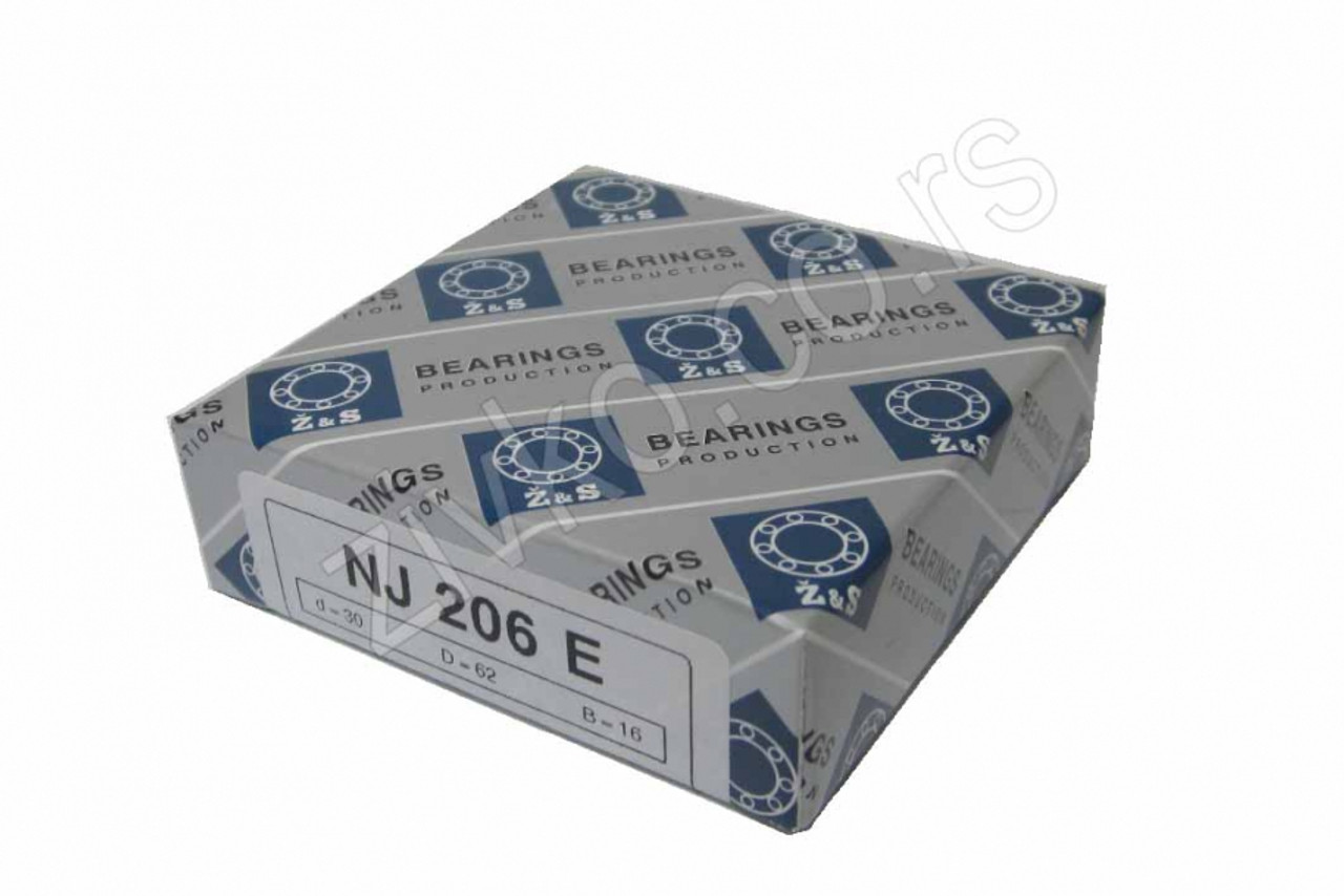 Cilindrično-valjkasti ležaji NJ 206 E [Z&S] - 1