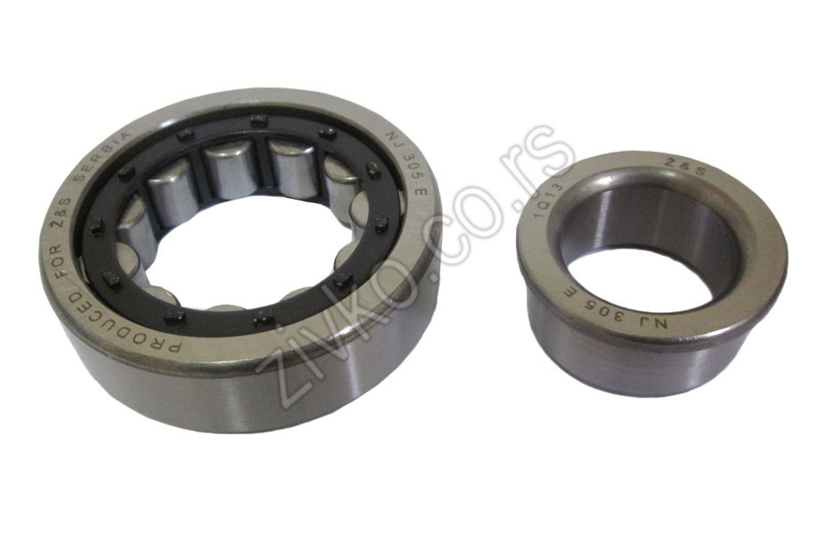 Cilindrično-valjkasti ležaji NJ 305 E [Z&S] - 3